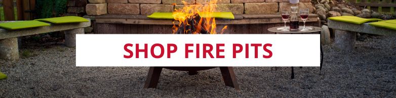 backyard fire pit small table with wine glasses